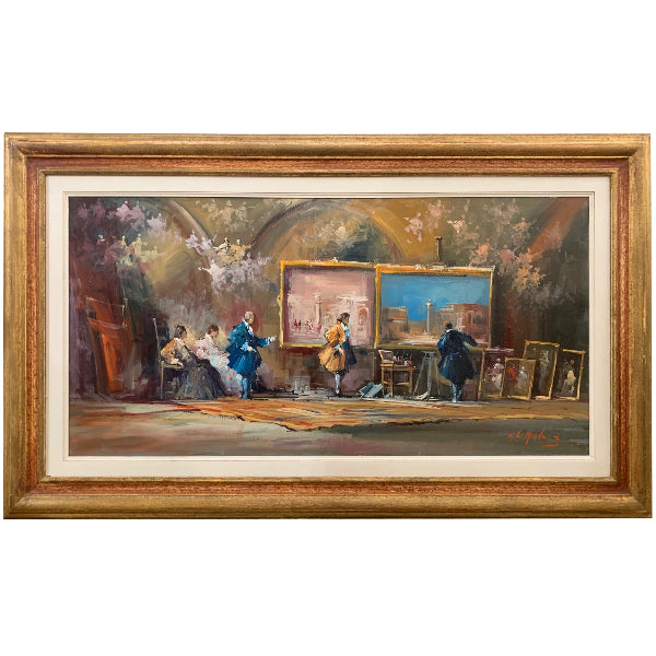 The Studio Of Canaletto